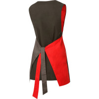 Комбинированный фартук-накидка СОЮЗСПЕЦОДЕЖДА Вита черный/графит/красный, р. 58-64 2000000177274