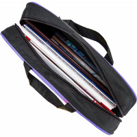 Папка Staff EVERYDAY на молнии с ручками, А4, ширина 80 мм, полиэстер, сиреневая 270741