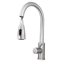 Cмеситель для кухни stMIRA высокий, нержавеющая сталь, диаметр картриджа 35 6091