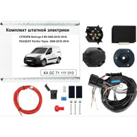 Блок согласования фаркопа Концепт Авто со штатными колодками для Peugeot Partner Tepee KA SC 71 111 010