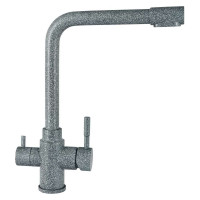 Смеситель для кухни WISENT с подводкой питьевой воды (графит) W4355-3-24