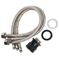 Смеситель для кухни WISENT с подводкой питьевой воды (графит) W4355-3-24