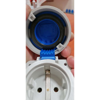 Настенная розетка IDE 16А 230В 2P+E IP67 00135