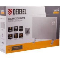 Электрический конвектор Denzel optiprime-1500, wi-fi, тачскрин, цифровой термостат, 1500 вт 98122