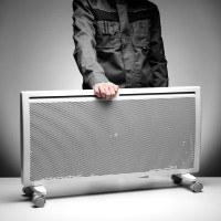 Гибридный электрический конвектор Denzel hybridx-2000, ик нагреватель, цифровой термостат 98120