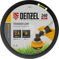 Леска FLEX CORD звезда 2.4 мм, 260 м, на DIN катушке для триммера Denzel 96286