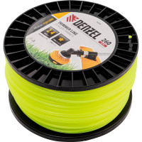 Леска FLEX CORD звезда 2.4 мм, 260 м, на DIN катушке для триммера Denzel 96286