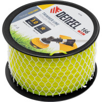 Леска FLEX CORD звезда 3 мм, 166 м, на DIN катушке для триммера Denzel 96288