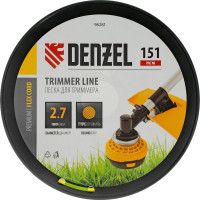 Леска FLEX CORD круглая 2.7 мм, 151 м, на DIN катушке для триммера Denzel 96281