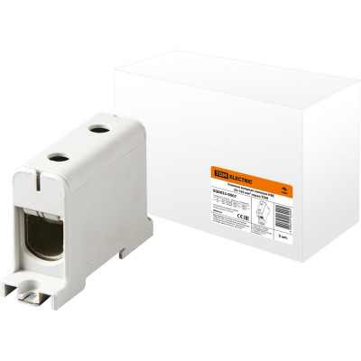 Вводная силовая клемма TDM ELECTRIC КВС 35-150 кв.мм. серая SQ0833-0007