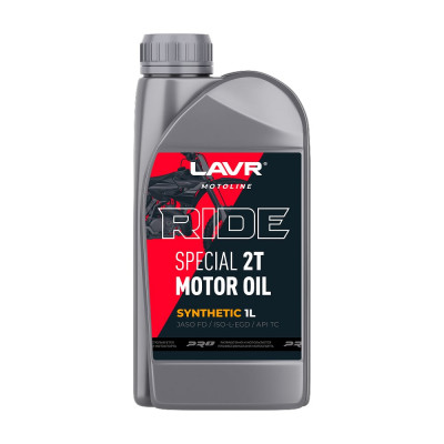 Моторное масло MOTO RIDE SPECIAL 2Т FD, 1 л LAVR Ln7743