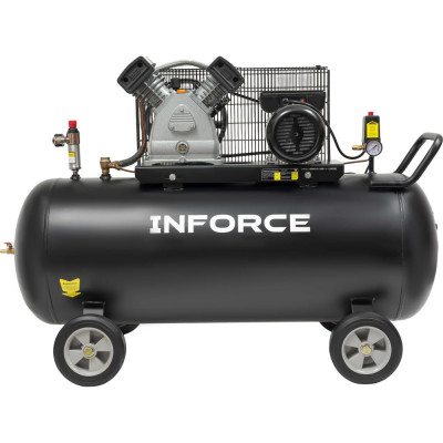 Ременной компрессор (200 л; 10 бар; 412 л/мин) Inforce BCX-200L