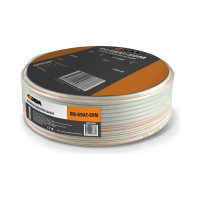 Коаксиальный кабель CADENA RG-6SAT-50M белый MP RG-6SAT-50MMP