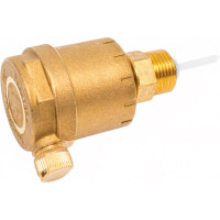 Автоматический воздухоотводчик Giacomini латунь R88I Ду 10 Ру14 G3/8 НР прямой с клапаном R88IY002 019-0262