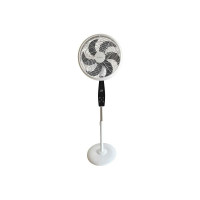 Напольный вентилятор Timberk 16", белый с чёрным, с LCD T-SF1604RC