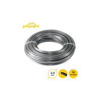 Леска для триммера Gold 2.4 мм, 15 м, квадрат, алюминий POLYAGRO 7704634