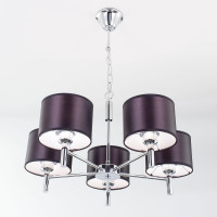 Люстра Citilux Аврора с черными абажурами CL463151