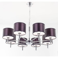 Люстра Citilux Аврора с черными абажурами CL463181