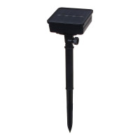 Гирлянда на солнечной батарее INBLOOM, 25LED, 7м, шампань, 2 режима, цветок, ПВХ зеленый, 2V80mA, 1.2V600mAh 185-043