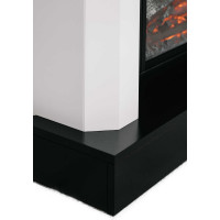 Каминокомплект ELEKAM nelson с очагом pulsar 38 белый с черным 100055