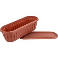 Кактусница Martika Фелиция терракотовый, с поддоном С176Т