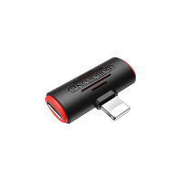 Аудио-разветвитель Borofone bv6 lightning 8-pin - 2xlightning 8-pin (черный) 0L-00043634