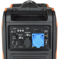 Инверторный генератор CARVER ppg -6500ise 3,5/4,0квт, 220/12в, 2 роз.,usb, дисплей,колеса 01.020.00046