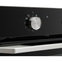 Многофункциональный электрический духовой шкаф nsm 7 nl rf rus, 60 см, черный, конвекция, телескопические направляющие, паровая система очистки, 3 стекла дверцы DeLonghi К000000000137