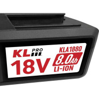 Профессиональная аккумуляторная батарея KLPRO KLA1880 18.0 v / 8.0 ah li-ion 14011