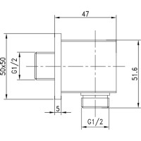 Подключение душевого шланга Lemark для LM5822CW, LM5829CW, хром/белый LM5883CW