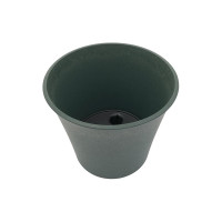 Пластиковый горшок со вставкой Вещицы Лотос Эко, D 18, малахит 5PL0605