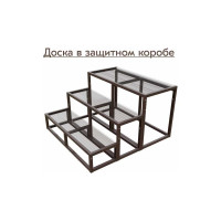 Крыльцо к дому АрсеналЪ 3 ступени Универсал (уличная лестница, приступок) серия ARSENAL AVANT мод. без доски AR18V7348H9-06