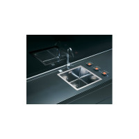 Мойка ALVEUS QUADRIX 30 BRS 450х450х200 мм, в комплекте с сифоном 1102384 1102604