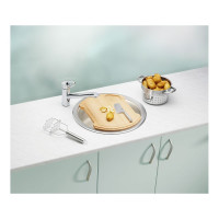 Мойка ALVEUS FORM 10 NAT-60 FI 450 1X в комплекте с сифоном 1008987