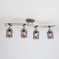 Люстра с поворотными плафонами Citilux Мерида Хром Венге CL142145