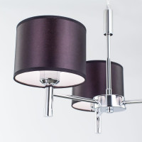 Люстра Citilux Аврора с черными абажурами CL463131