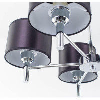 Люстра Citilux Аврора с черными абажурами CL463151