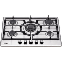Газовая варочная поверхность SImfer газ-контроль, wok конфорка H70W51M522