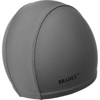 Шапочка для плавания BRADEX полиамид, серый SF 0856
