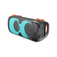 Колонка Hoco Bluetooth bs53 manhattan bt5.1, 2x20w, aux/fm/tf/usb/караоке + 2 микрофона черный 0L-00057813