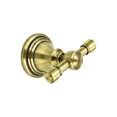 Двойной крючок Bath Plus BRONX gold BXG-65705A