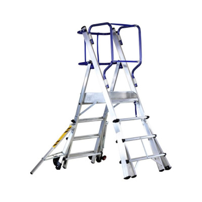 Двусторонняя телескопическая лестница помост Svelt telefly SFLYTELE05