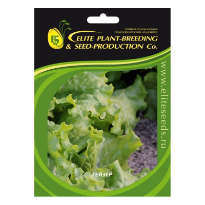 ELITE PLANT-BREEDING & SEED PRODUCTION Co. Гейзер семена салата батавия светло-зеленого 1900 шт ЭС мини 1070008419