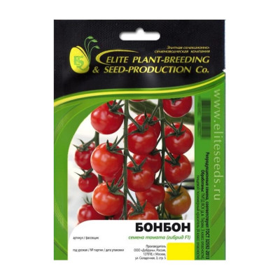 ELITE PLANT-BREEDING & SEED PRODUCTION Co. Бонбон F1 семена томата 10 шт ЭС мини 1026995239