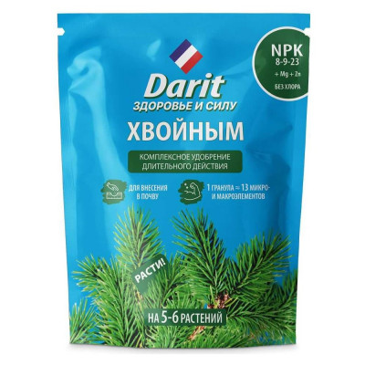 DARIT Удобрение гранулированное ДЛЯ ХВОЙНЫХ 400г Дарит 142598