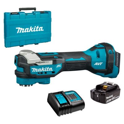 Makita Инструмент мультифункц акумуляторный 18В, LXT DTM52SFK