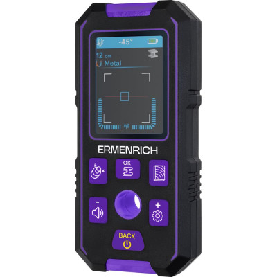Ermenrich Детектор скрытой проводки Ping SM70, фиолетовый 83841
