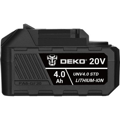 DEKO Аккумулятор UNV4.0 STD, Li-ion, 20В, 4.0А_ч 063-4494