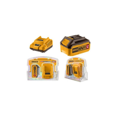 INGCO Комплект аккумуляторная батарея + ЗУ Li-Ion P20S FBCPK1214