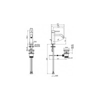 Смеситель на раковину Fima Carlo Frattini SPILLO UP F3031XSCR